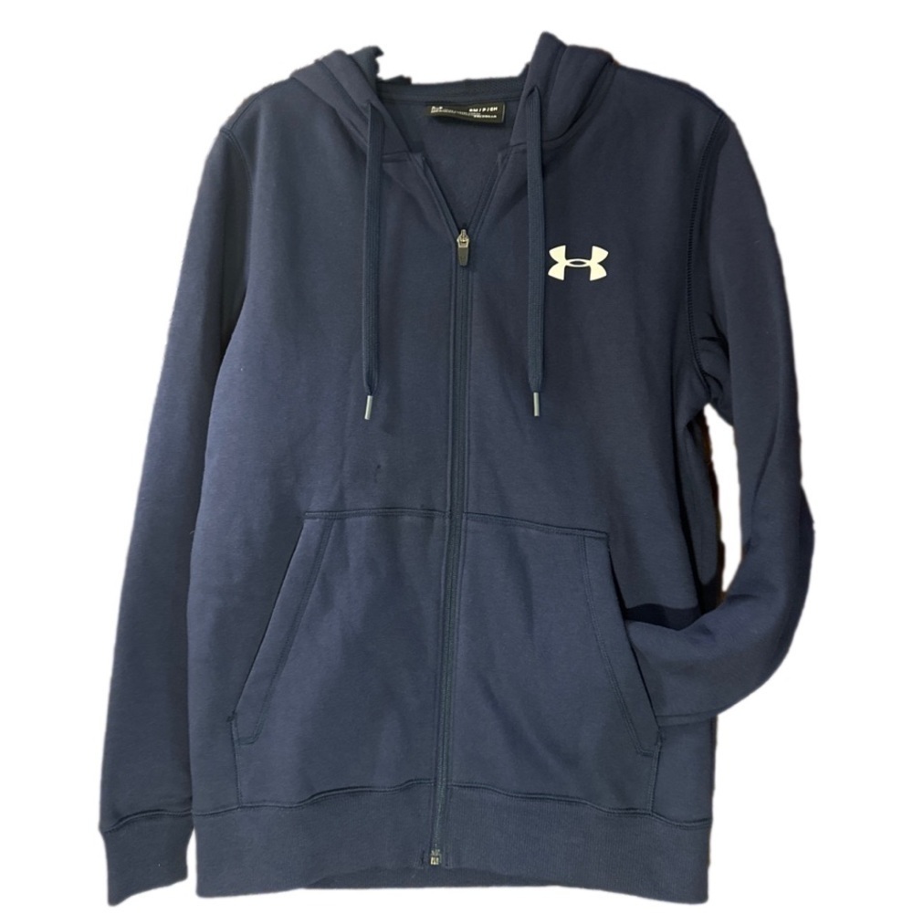 Under Armour Fitted Zip Up Hoodie Sweatshirt